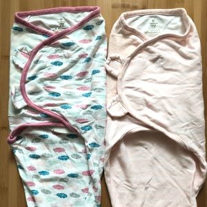 Large Swaddle Me Swaddles EUC